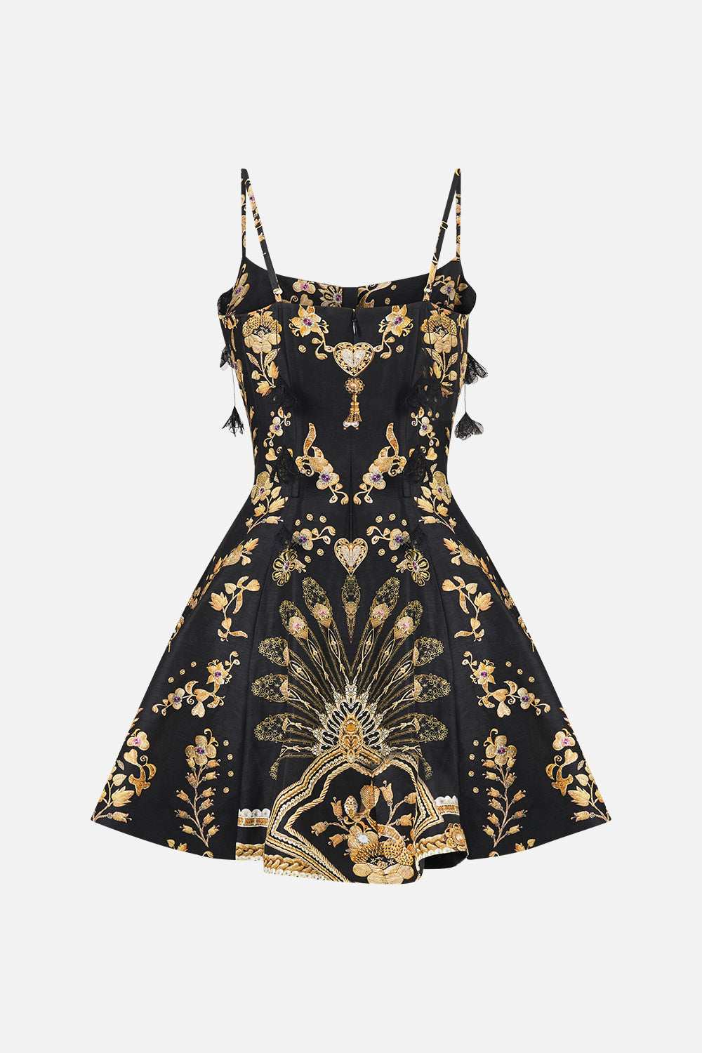 CORSET DRESS WITH SHORT FLARED SKIRT TAURUS RISING