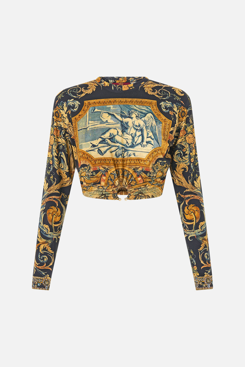 JERSEY LONG SLEEVE TOP WITH HARDWARE MUSEUM MEMOIRS