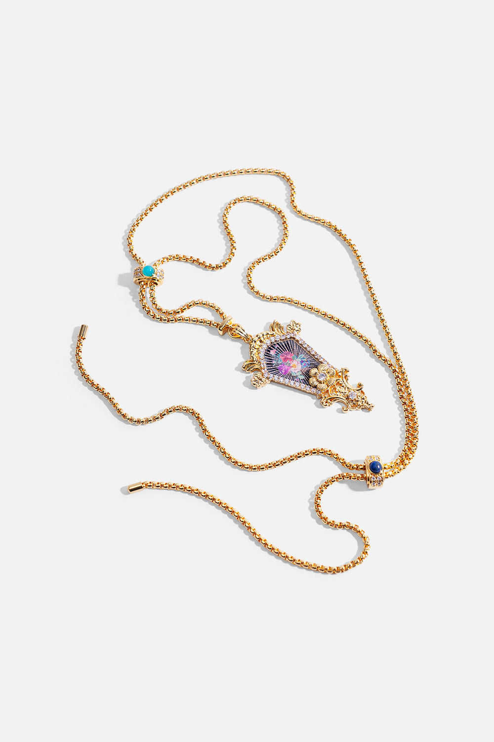 MY CAMEO ROMEO PENDANT NECKLACE GOLD