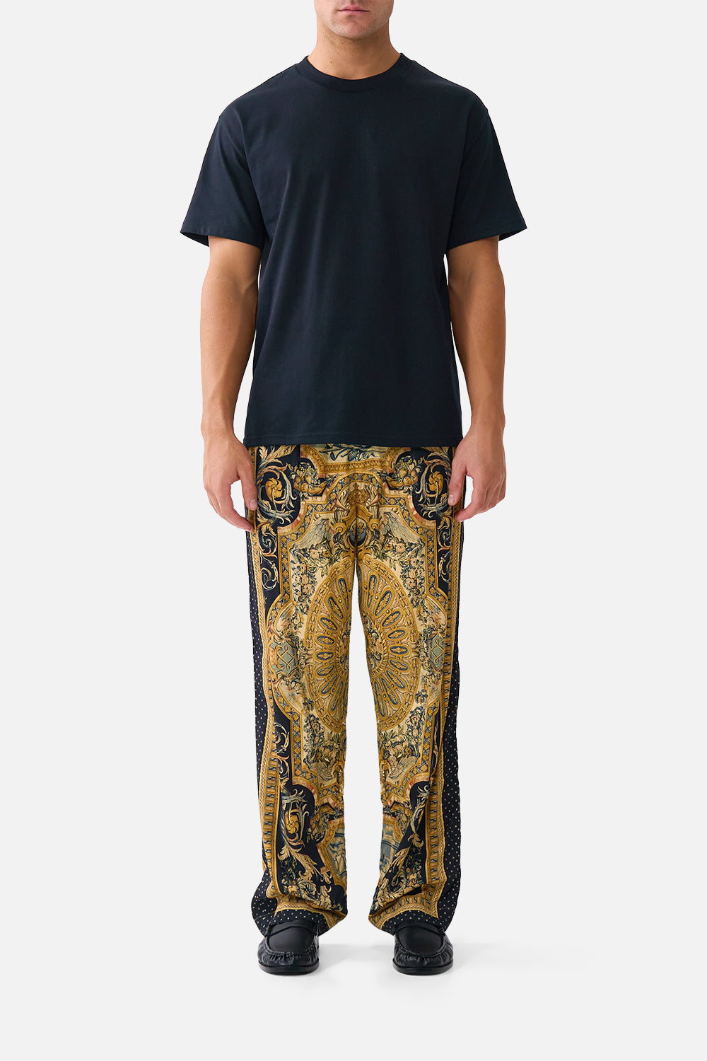 LOUNGE PANT WITH ELASTIC WAIST MUSEUM MEMOIRS