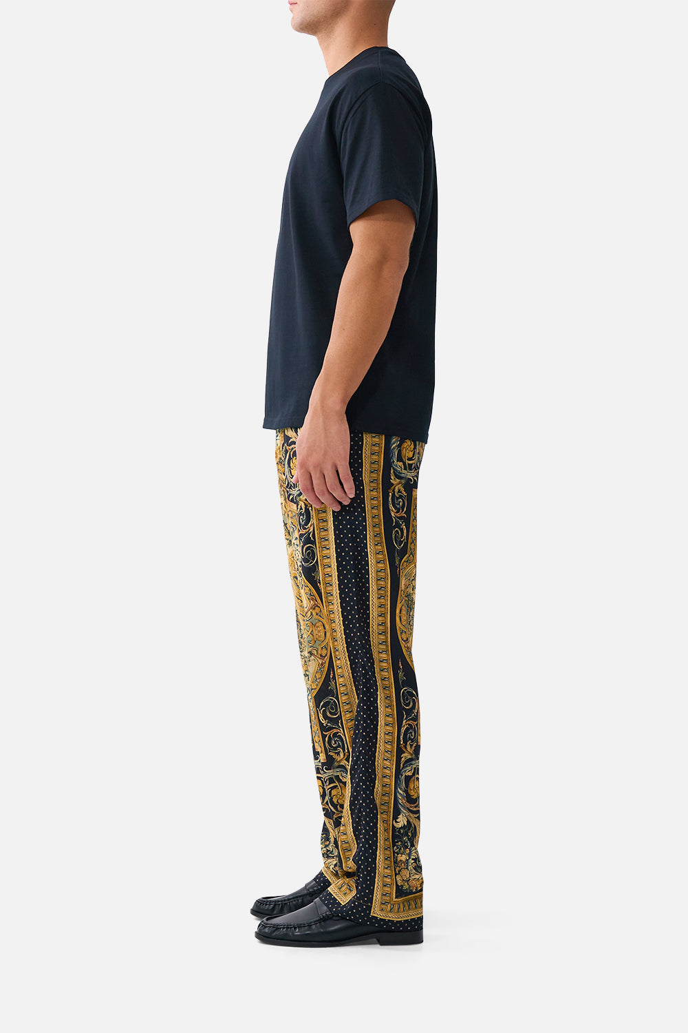 LOUNGE PANT WITH ELASTIC WAIST MUSEUM MEMOIRS