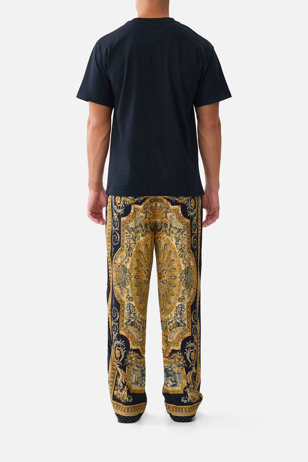 LOUNGE PANT WITH ELASTIC WAIST MUSEUM MEMOIRS