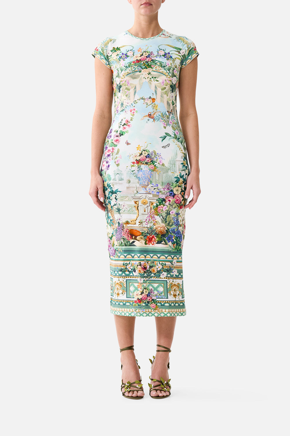 JERSEY TANK DRESS WITH CAP SLEEVES ART FOR THE EMPRESS