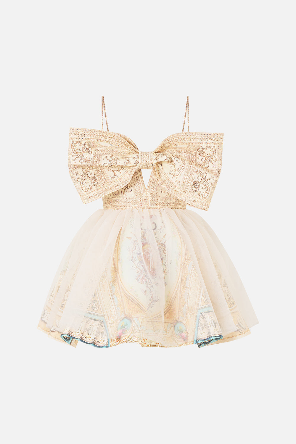 SHORT DRESS WITH BOW DETAIL A BELOVED BOUDOIR