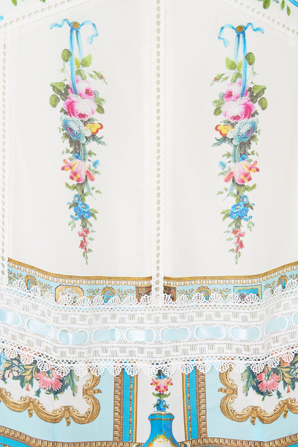 FLARED MAXI SKIRT WITH GODETS ART FOR THE ARTISANS