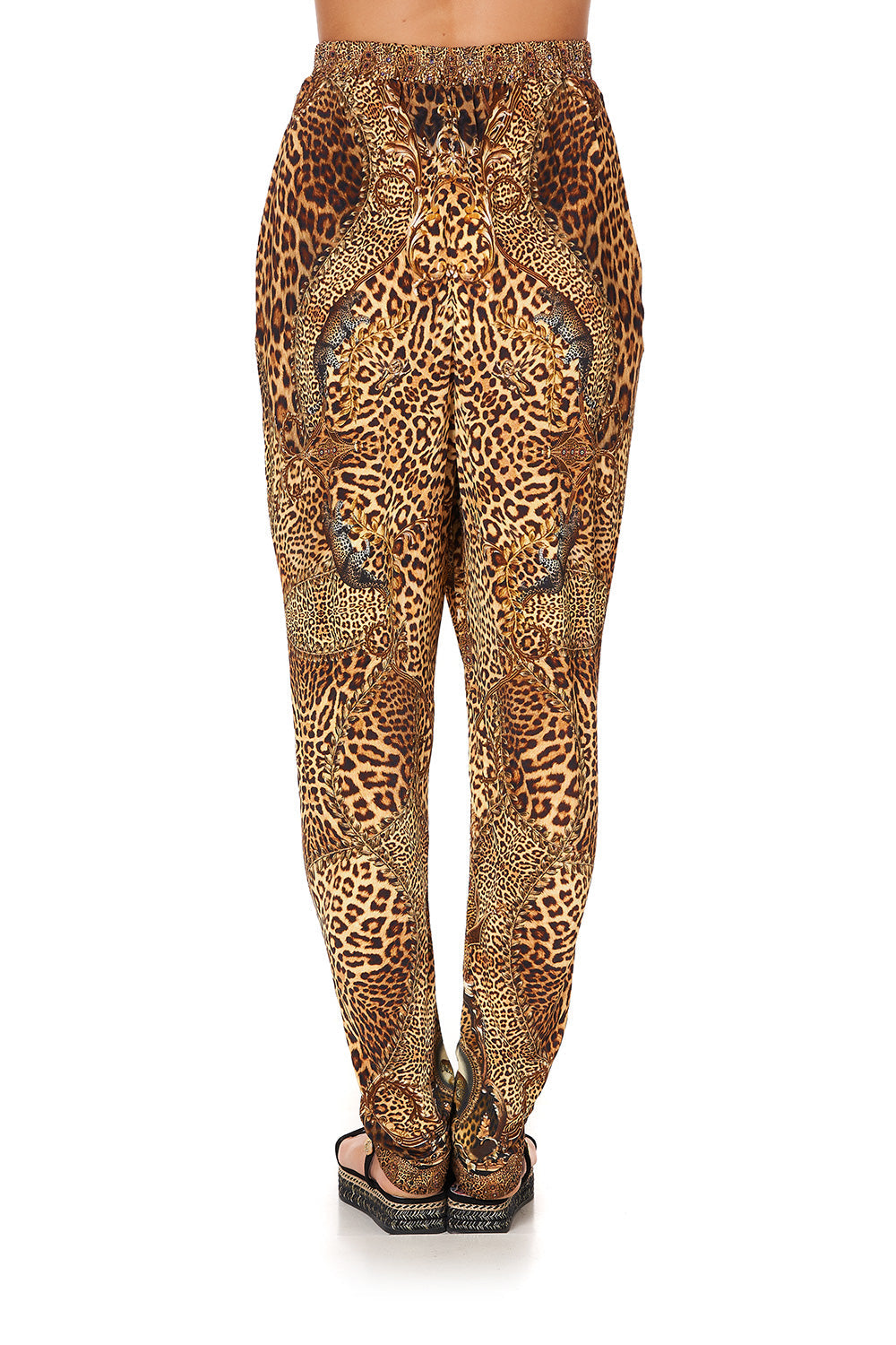 JERSEY DRAPE PANT WITH FRONT CROSSOVER DETAIL LADY LODGE