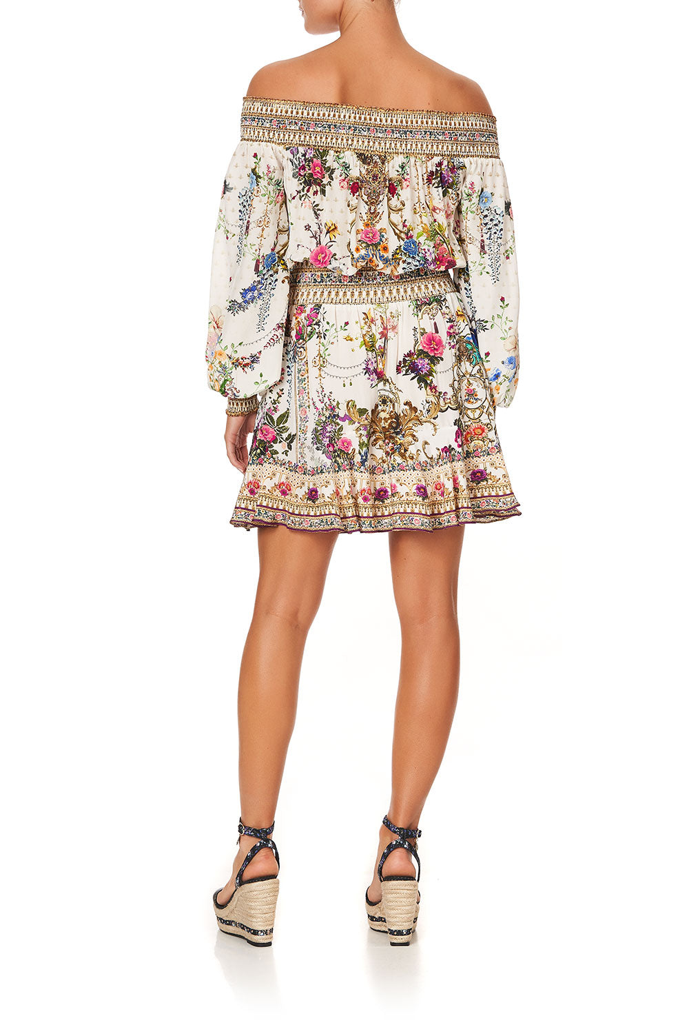 OFF SHOULDER SHORT DRESS BY THE MEADOW