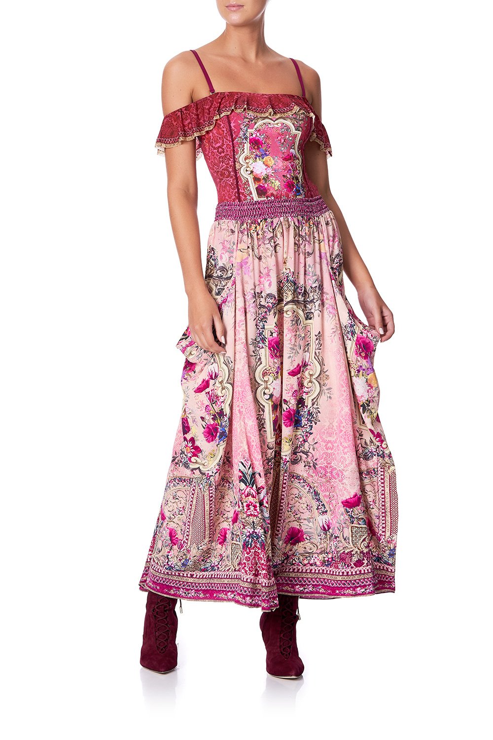 OFF THE SHOULDER ONE PIECE PALAIS ROUGE