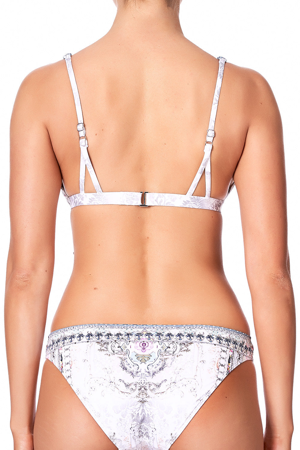 STRAPPY FIXED HI TRI BRA CRYSTAL CASTLE