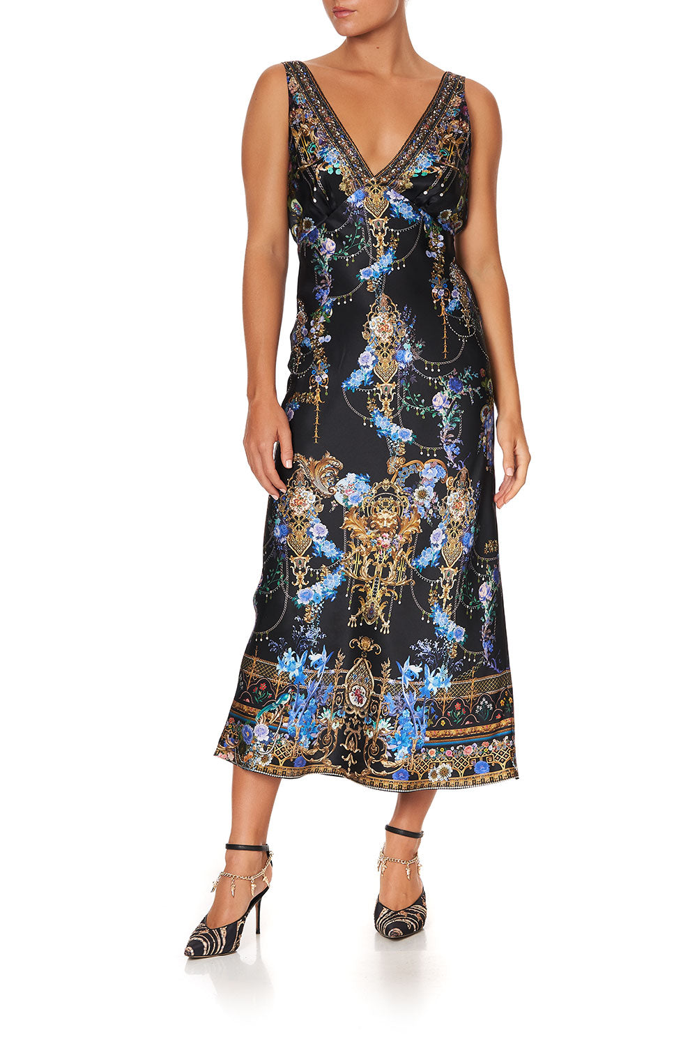 V-NECK SLIP DRESS PALACE PLAYHOUSE