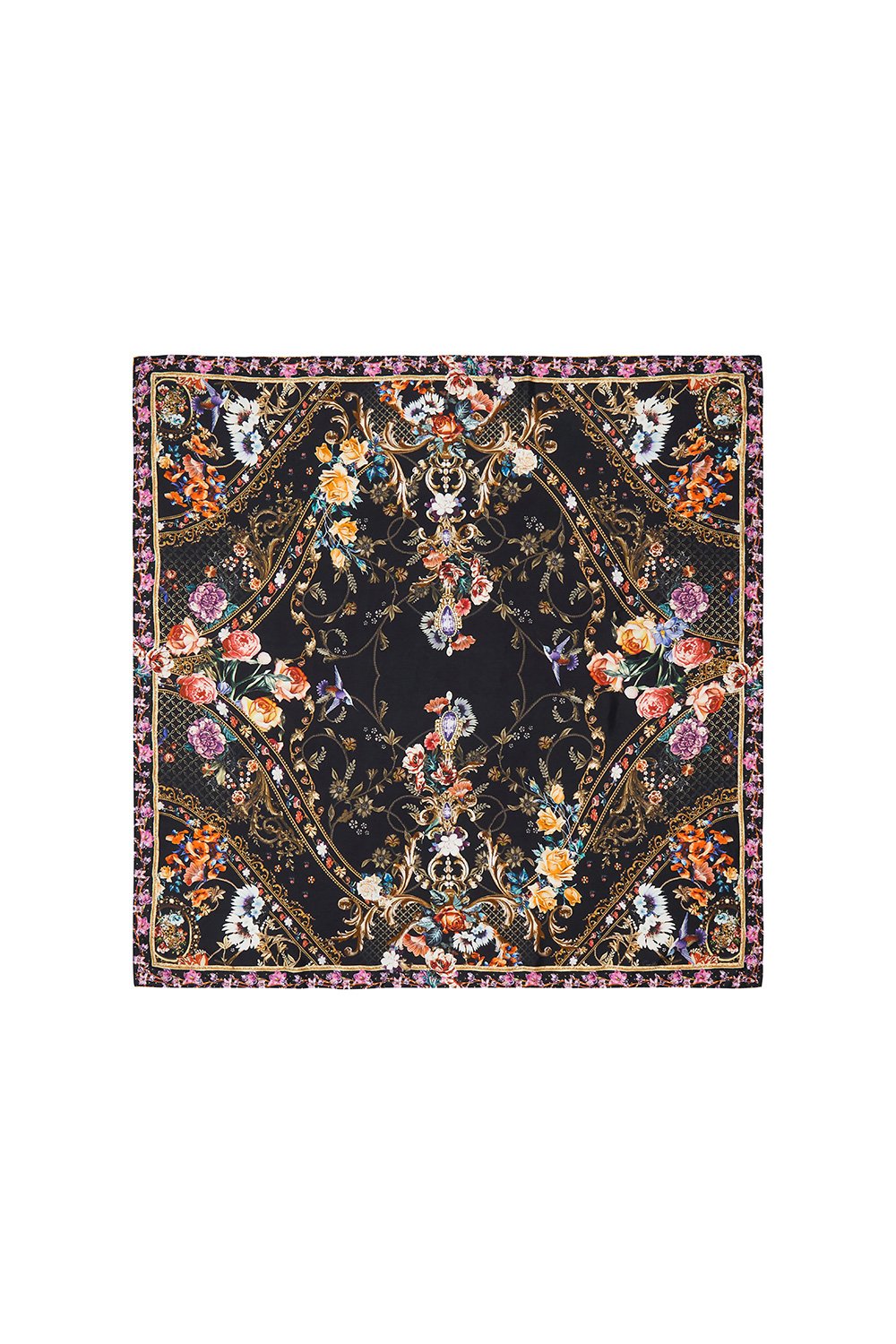 LARGE SQUARE SCARF BLUSHING MANOR