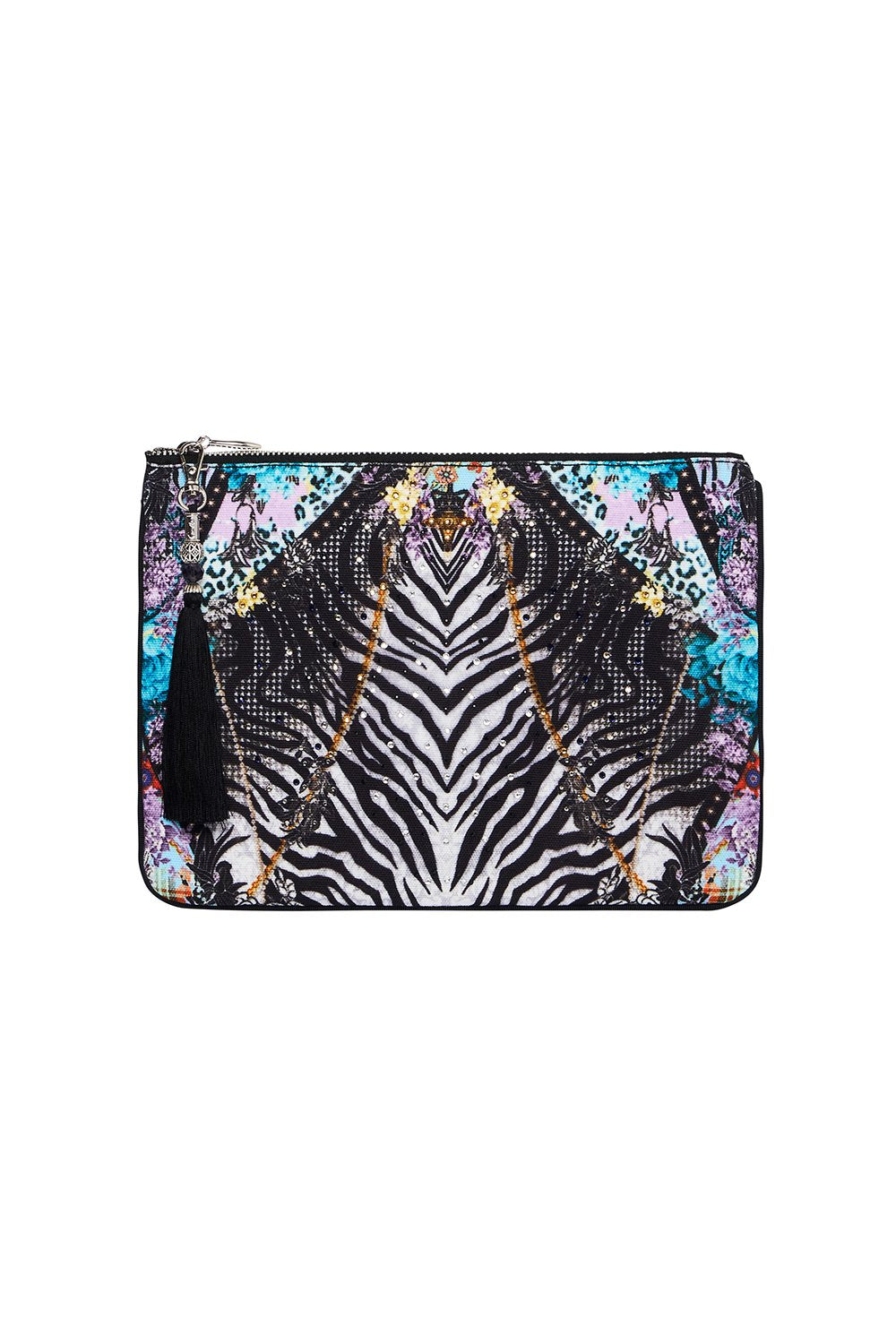 SMALL CANVAS CLUTCH THINK KINKS