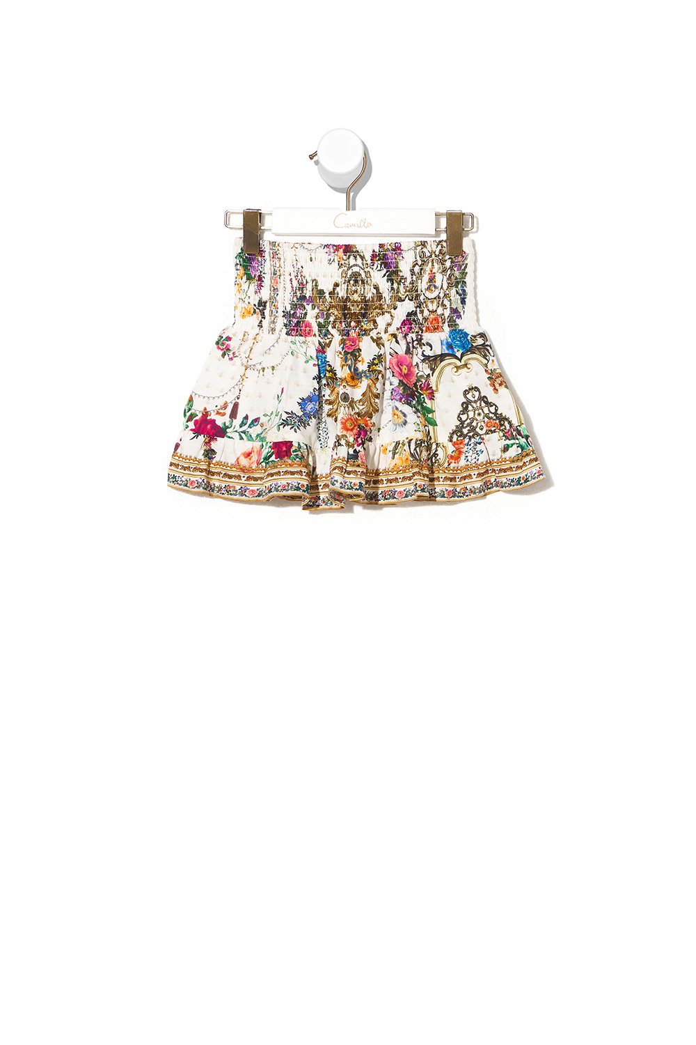 KIDS SHIRRING WAIST SKIRT 4-10 BY THE MEADOW