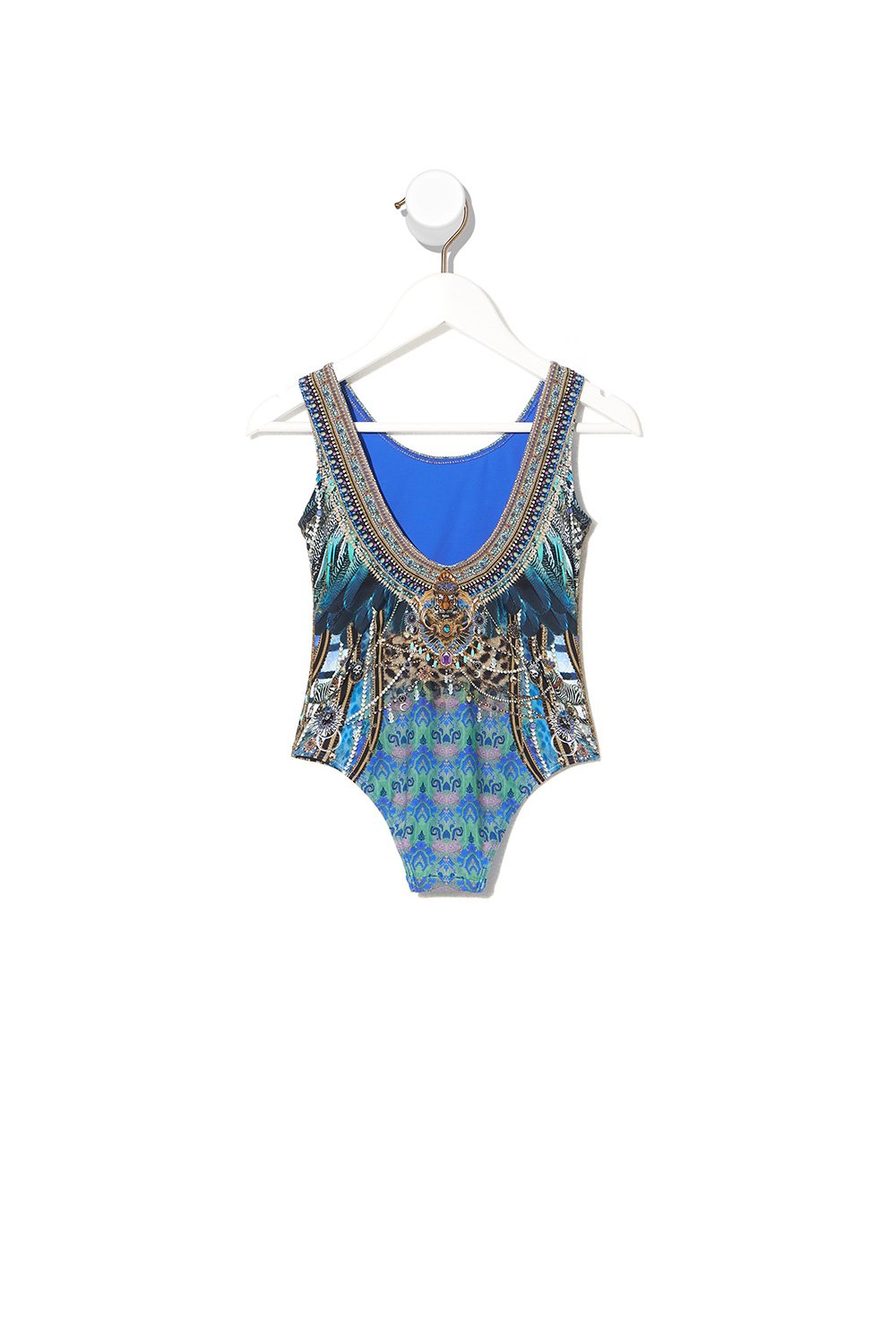 KIDS SWIM ONE PIECE 4-10 ANIMAL ARMY