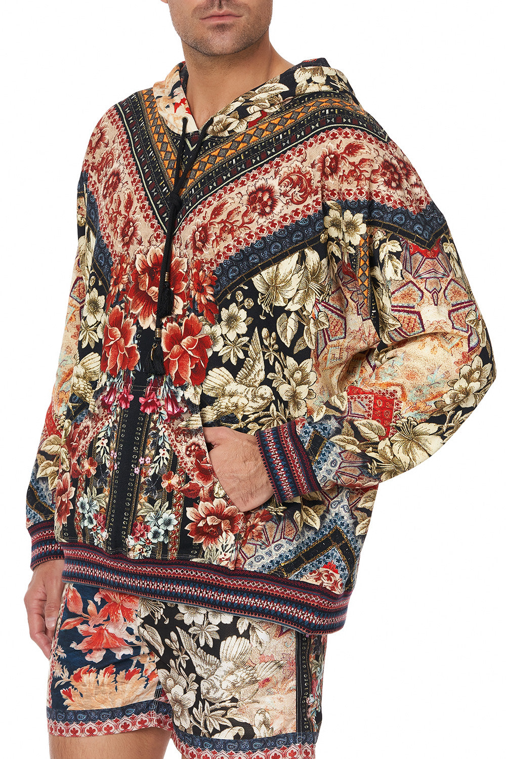 MENS OVERSIZED HOODIE MEADOW HE WROTE