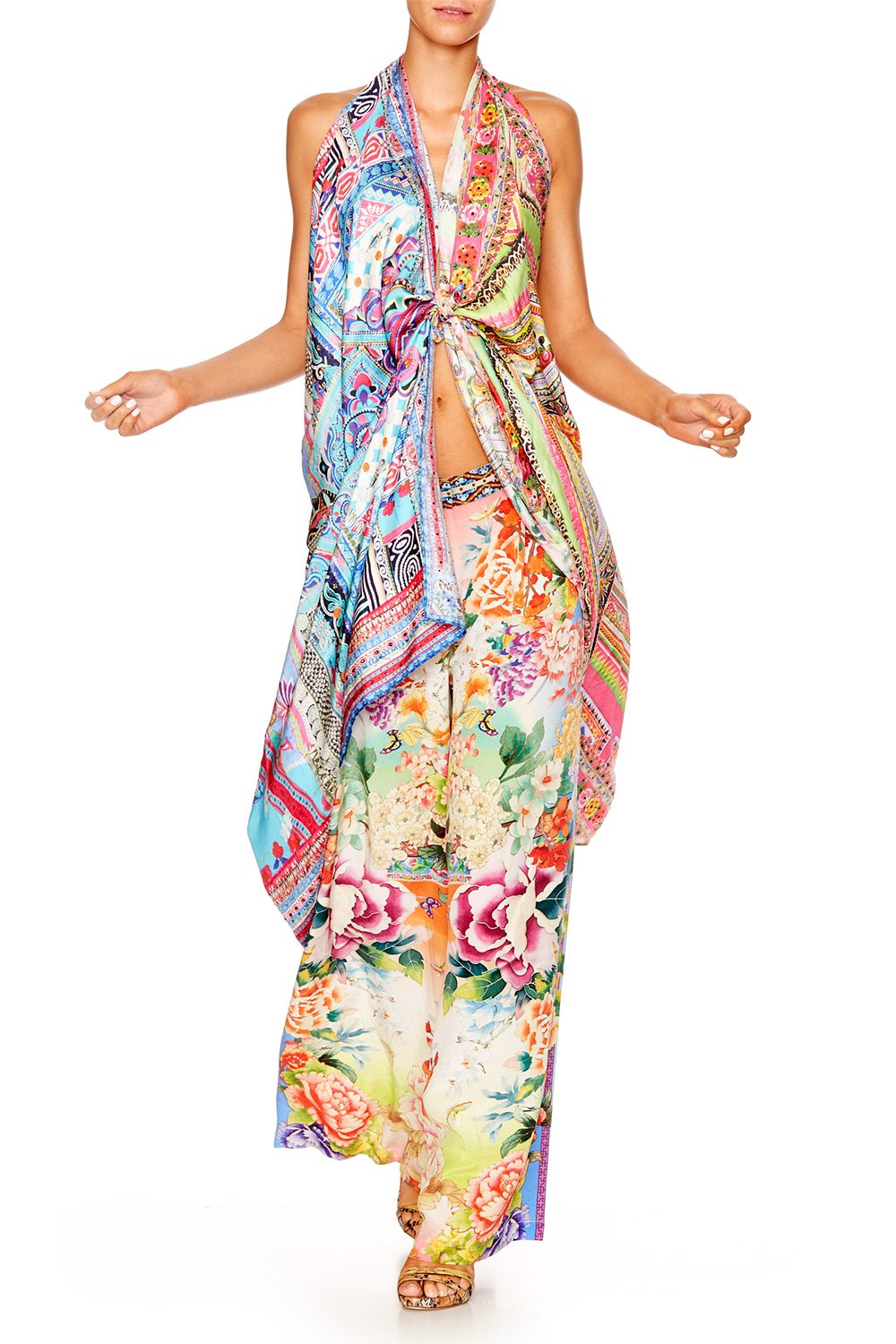 HANI HONEY LARGE SQUARE SCARF