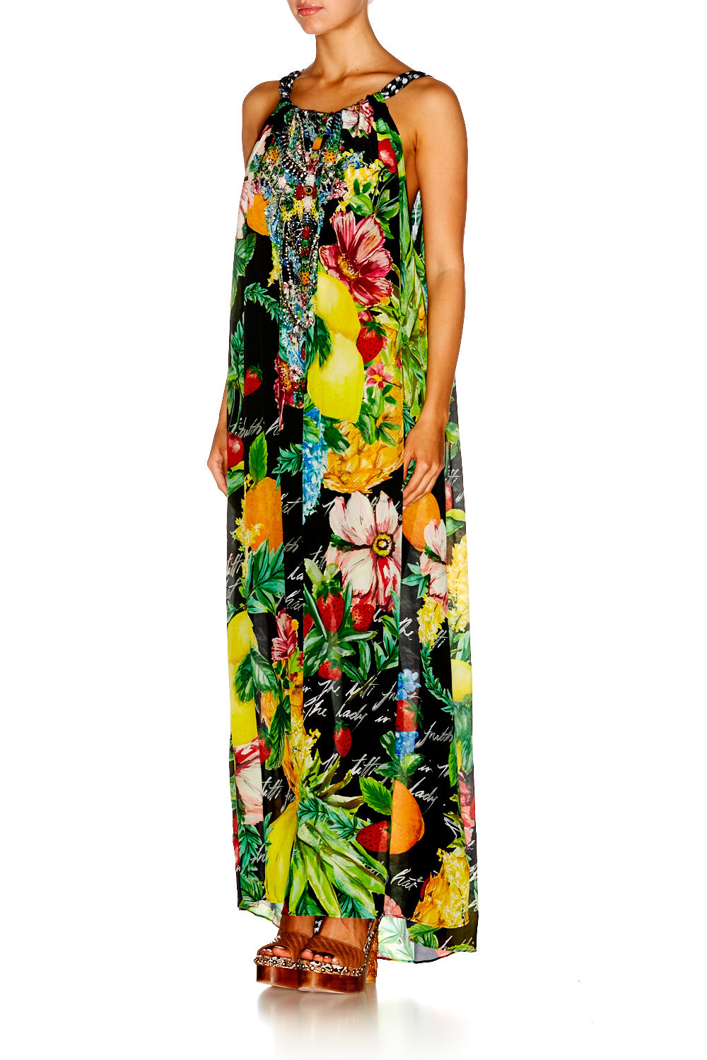 CALL ME CARMEN DRAWSTRING DRESS