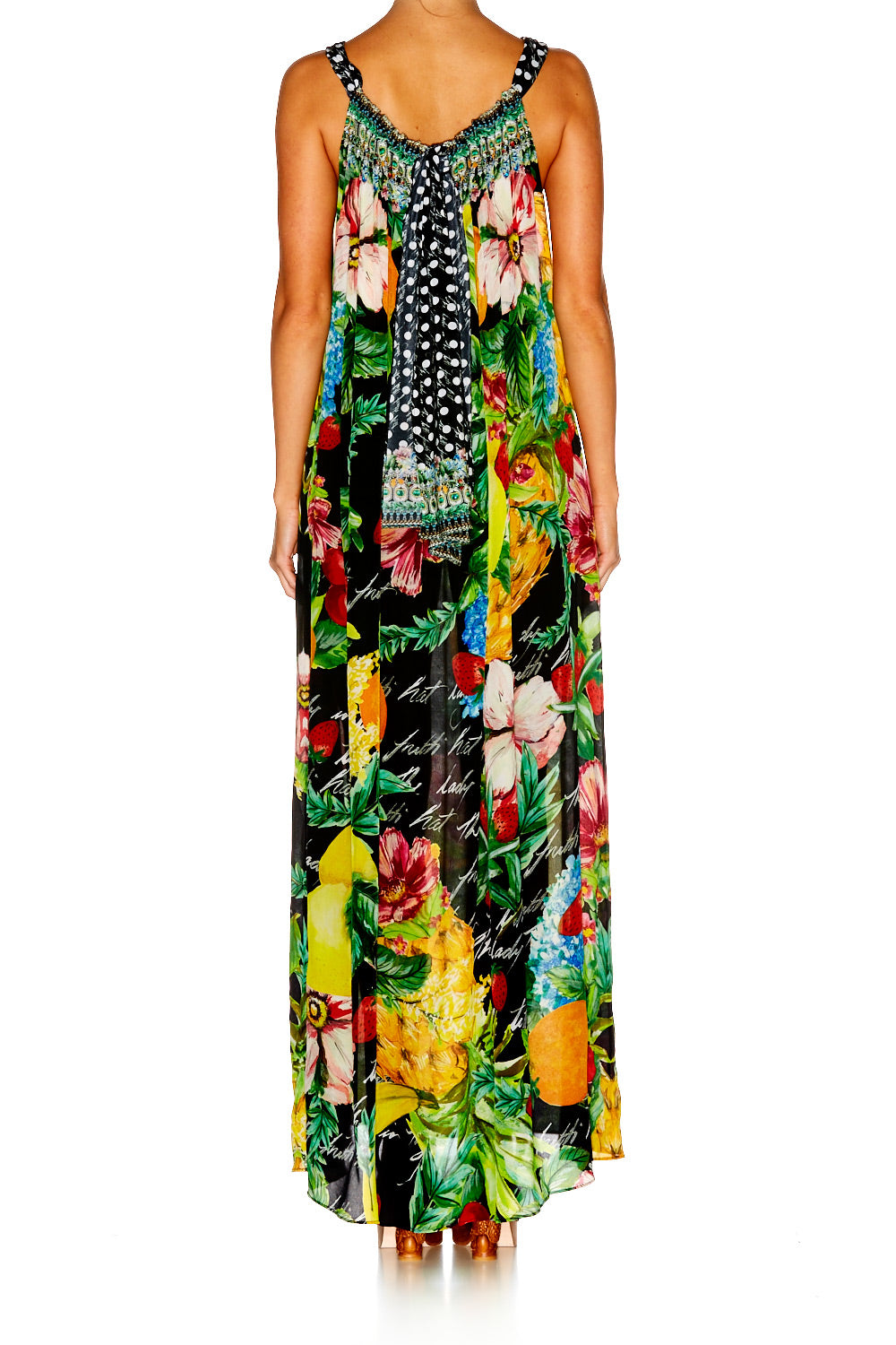 CALL ME CARMEN DRAWSTRING DRESS