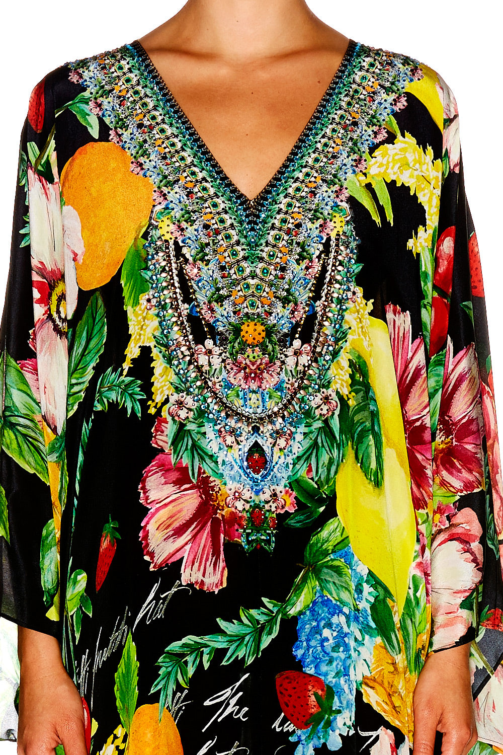 CALL ME CARMEN SLIT FRONT & SLEEVE KAFTAN