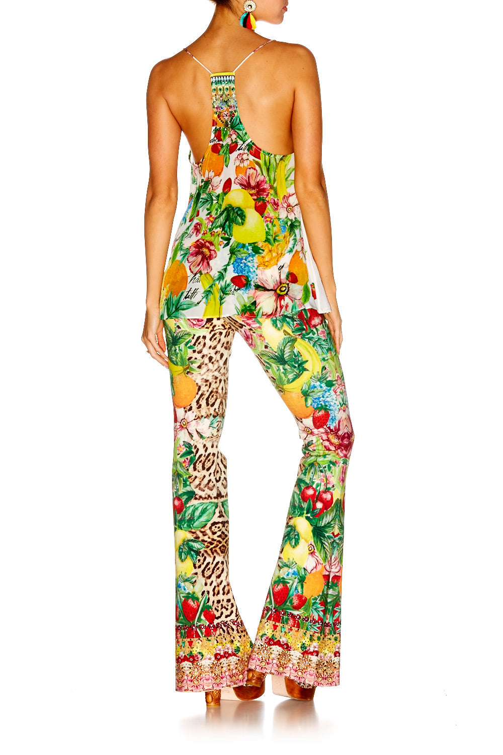 COOL CAT HIGH WAISTED FLARED TROUSER