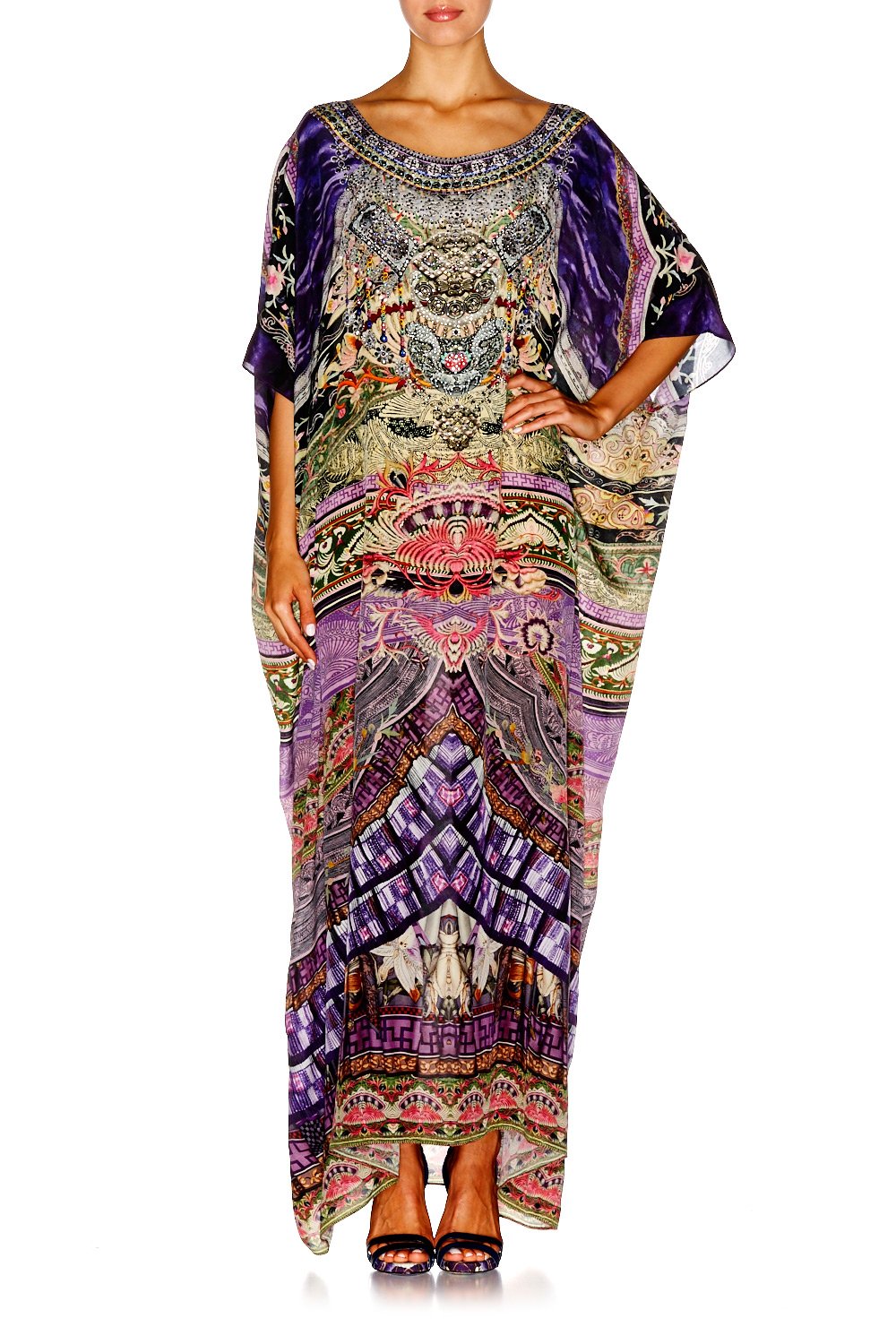 THREADS THAT BIND US ROUND NECK KAFTAN