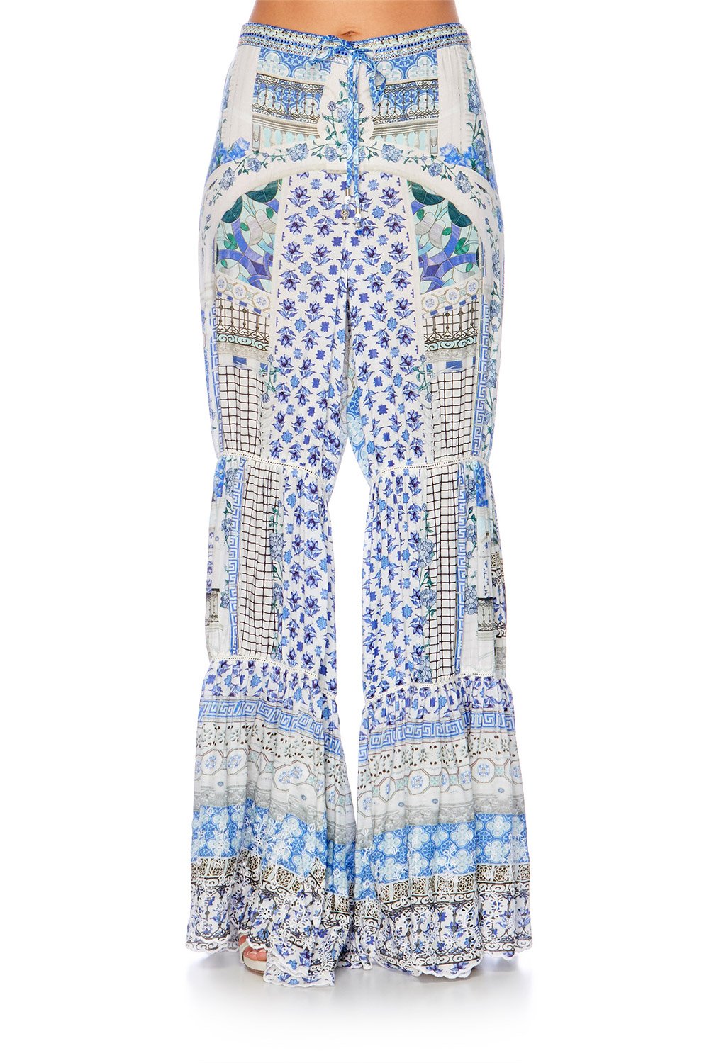 SALVADOR SUMMER WIDE LEG TIERED PANT