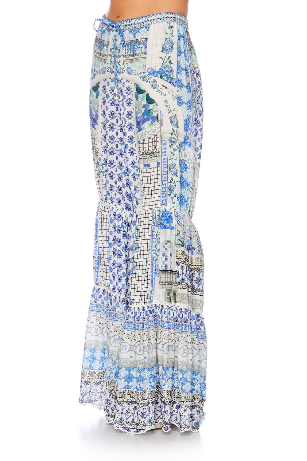 SALVADOR SUMMER WIDE LEG TIERED PANT