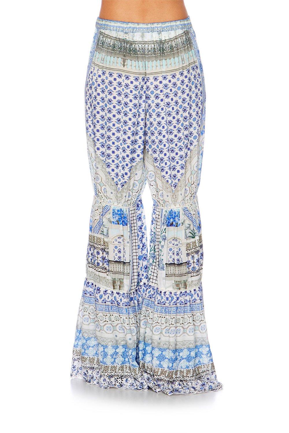 SALVADOR SUMMER WIDE LEG TIERED PANT