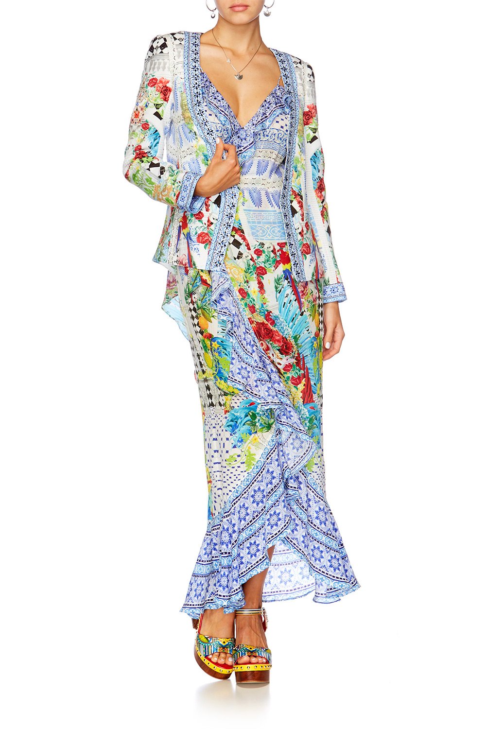 MASKING MADNESS JACKET WITH TIE BACK