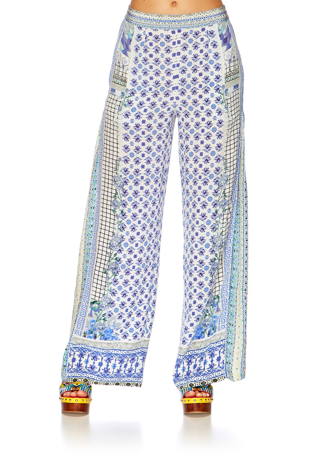 SALVADOR SUMMER SIDE PLEAT PANTS