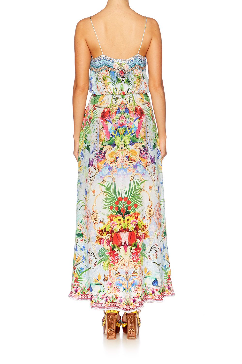 MIRANDAS DIARY STRAPPY WRAP DRESS