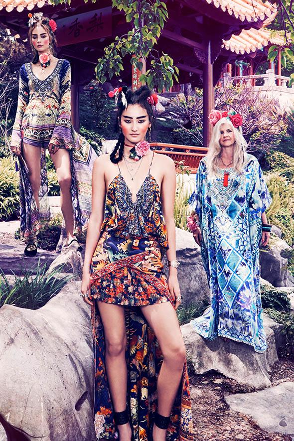 THE BLUE MARKET ROUND NECK KAFTAN