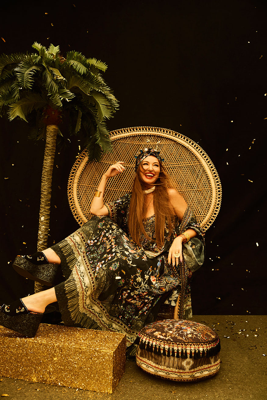 DANCING IN THE DARK OTTOMAN CUSHION