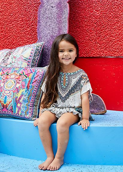 WEAVE ON KIDS SHORT W FRILL HEM