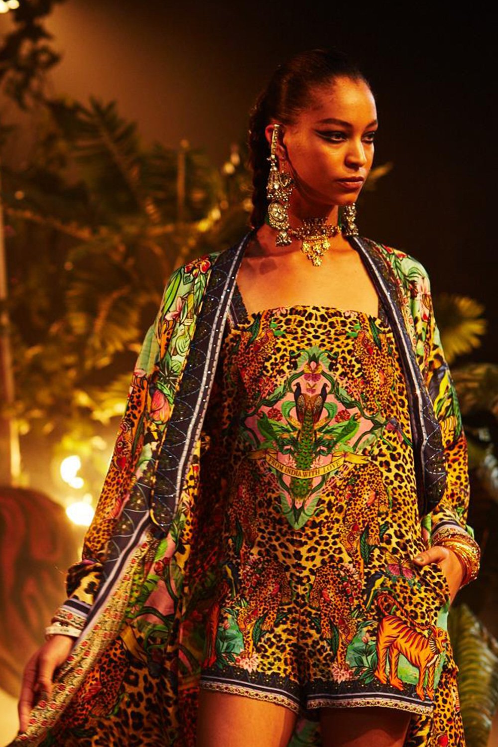 THE JUNGLE BOOK SHIFT HALTER PLAYSUIT