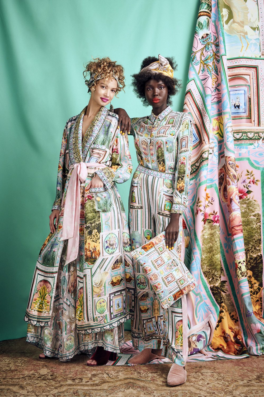 MATRIARCH MUSINGS LONG ROBE W TIE