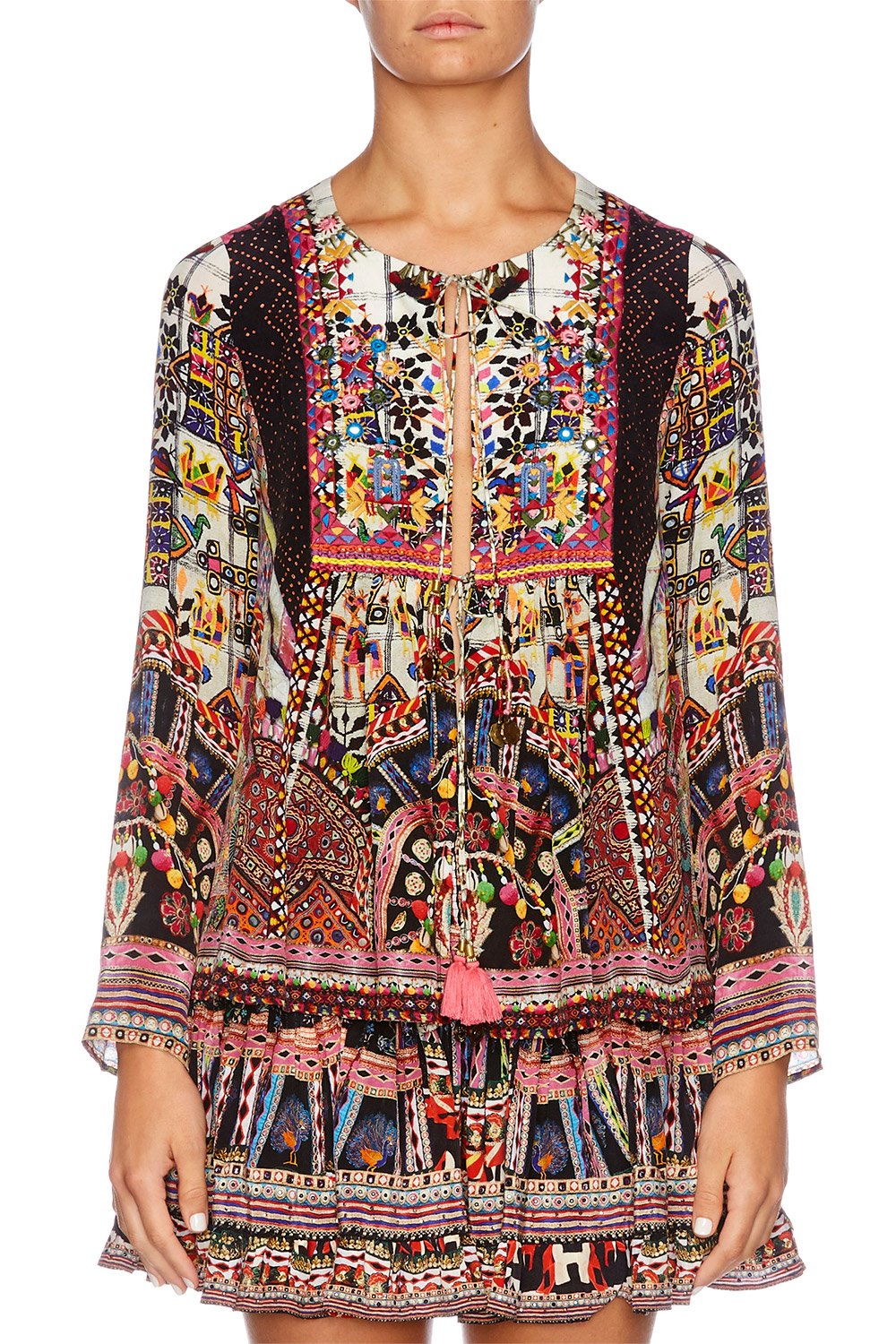 TINY DANCER LONG SLEEVE BIB TOP