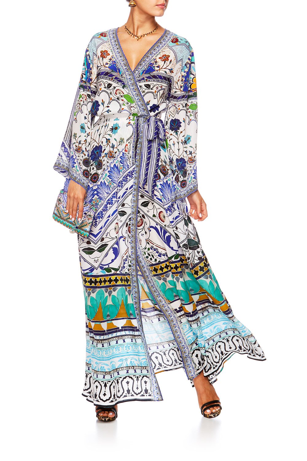 CAMILLA EVERLASTING UDAIPUR KIMONO WRAP DRESS