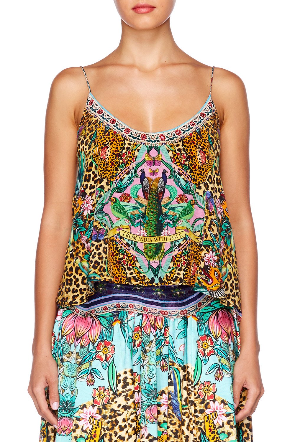 CAMILLA THE JUNGLE BOOK CAMI TOP W UNDERLAY