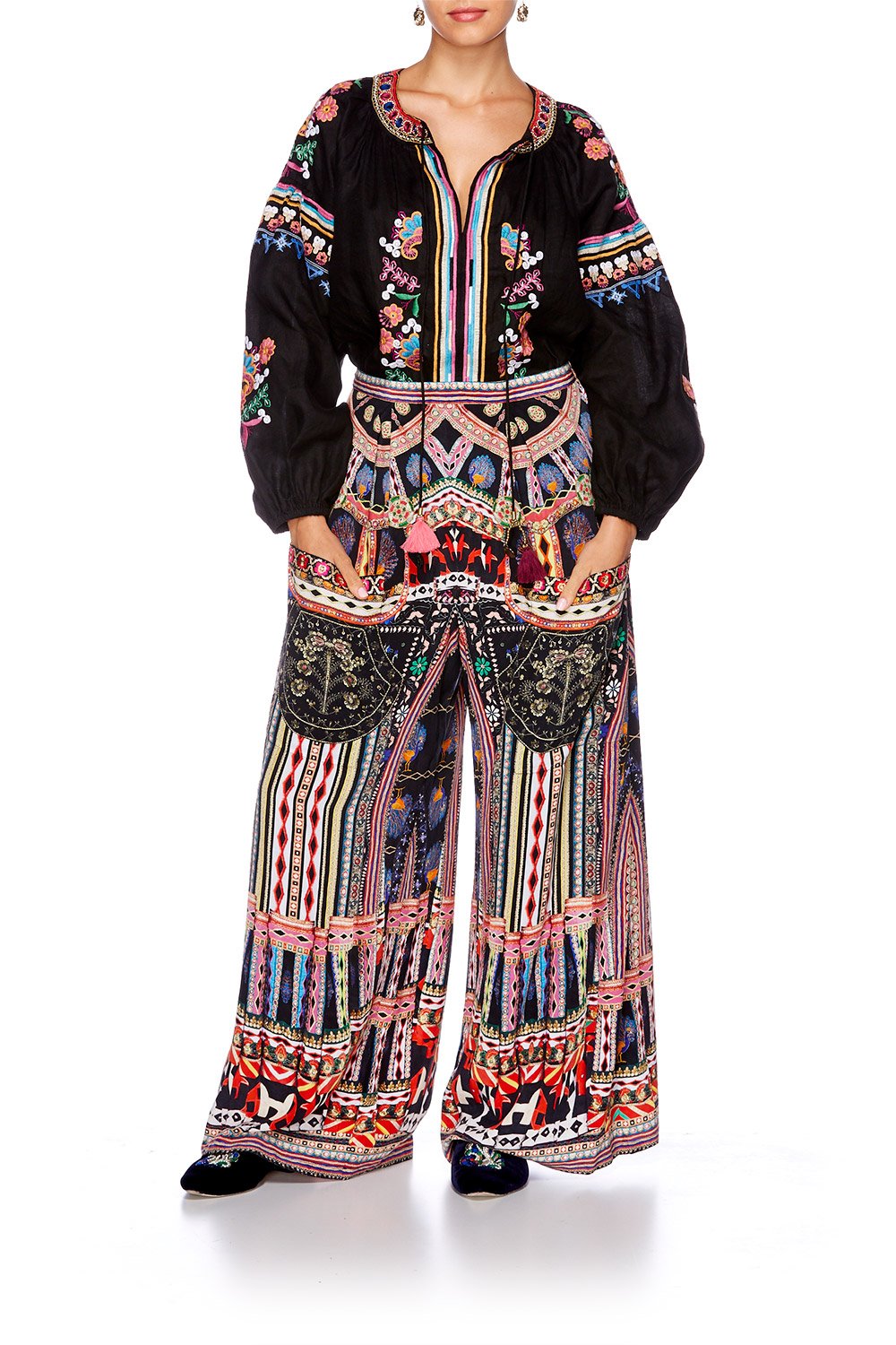 DANCING ON MY OWN WIDE LEG TROUSER