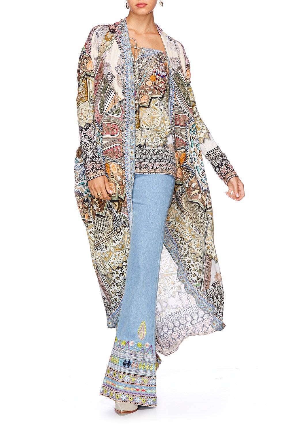 SOUL SISTERS LONG CASUAL JACKET W POCKETS