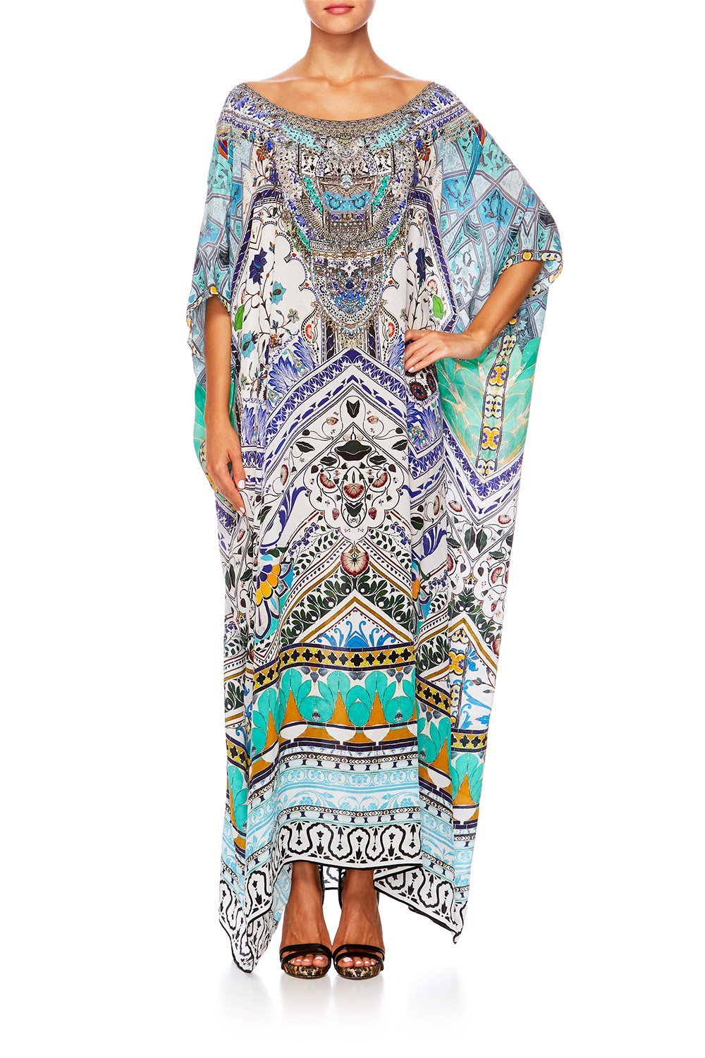 CAMILLA EVERLASTING UDAIPUR ROUND NECK KAFTAN