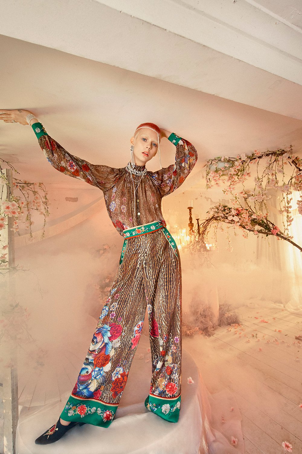 RAGLAN BUTTON UP SHIRT JEWEL OF JUPITER