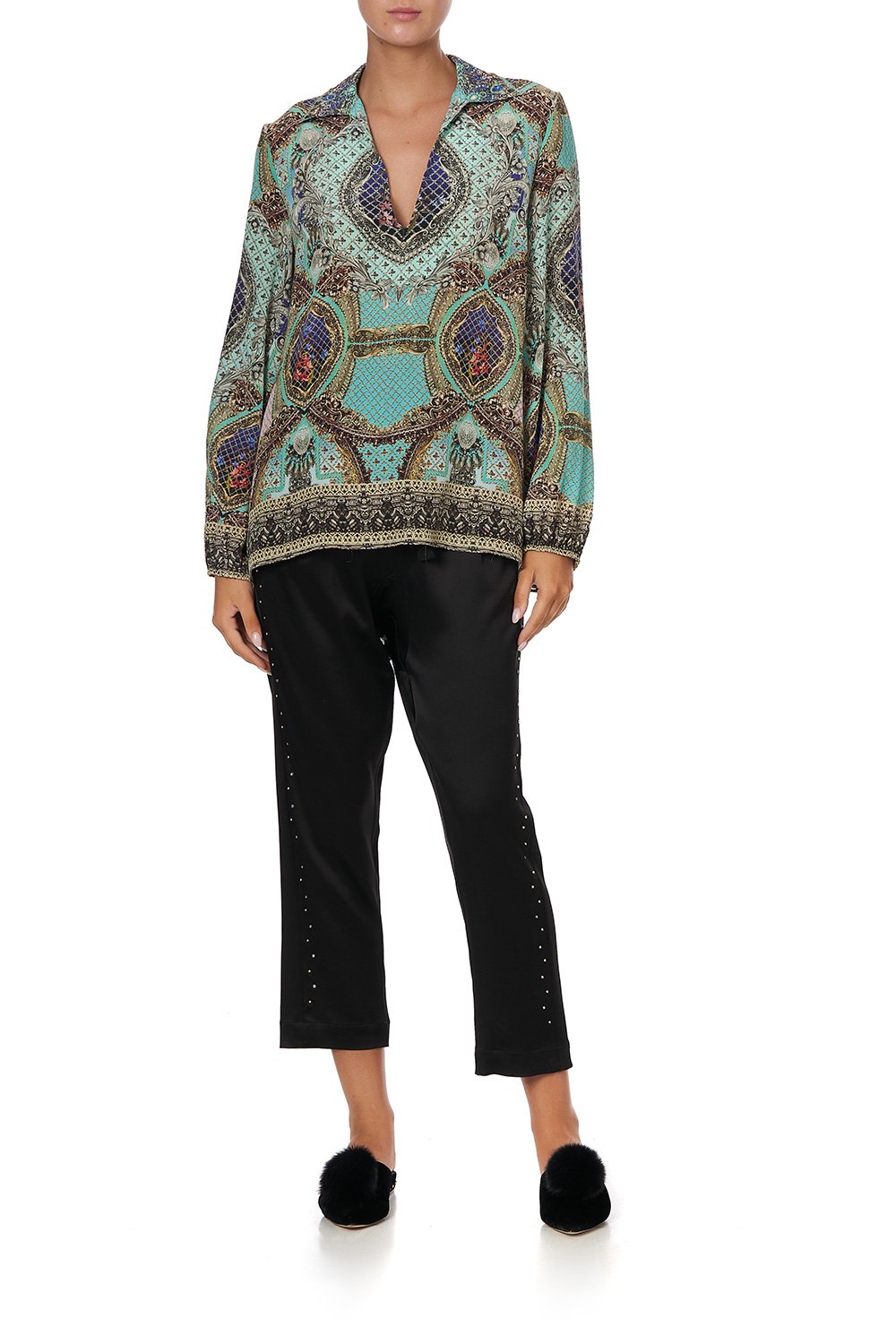 COLLARED SHIRT MULTI