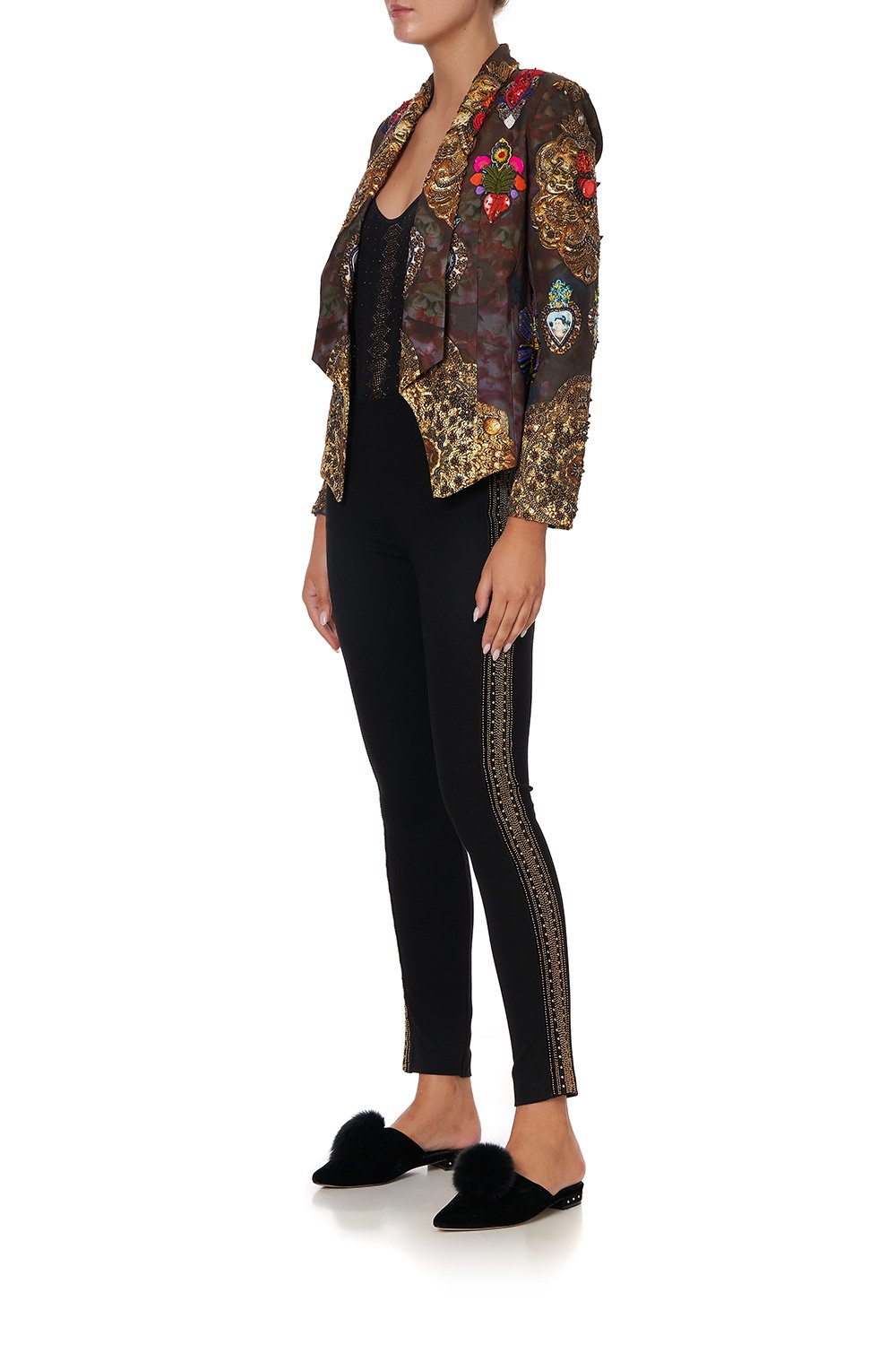 EMBELLISHED JACKET MILAGRO CHARM