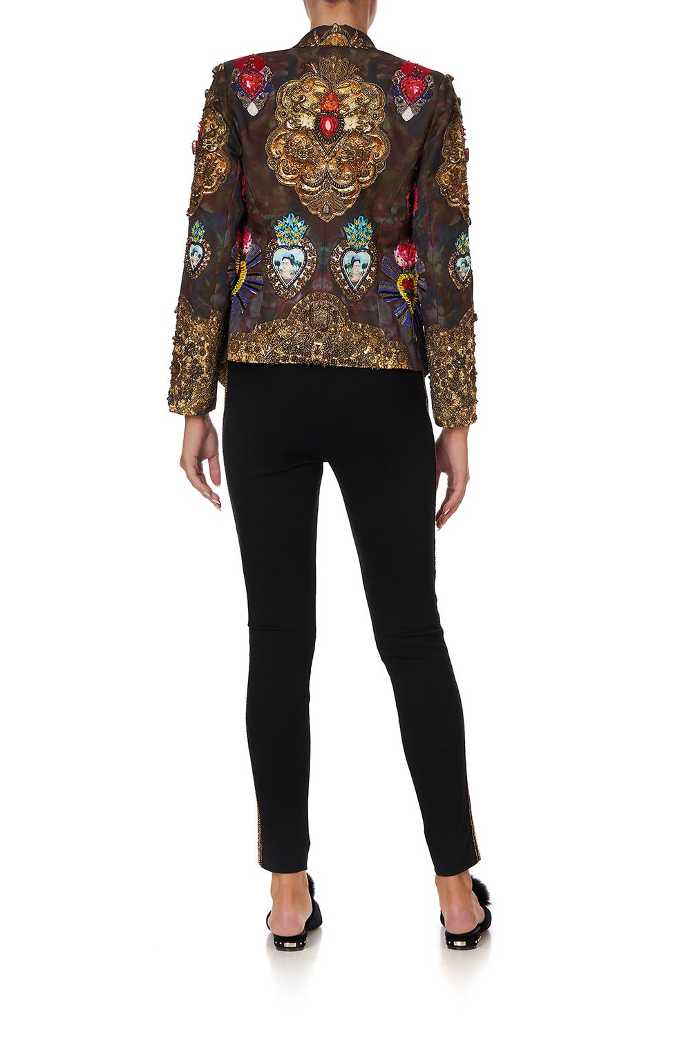 EMBELLISHED JACKET MILAGRO CHARM