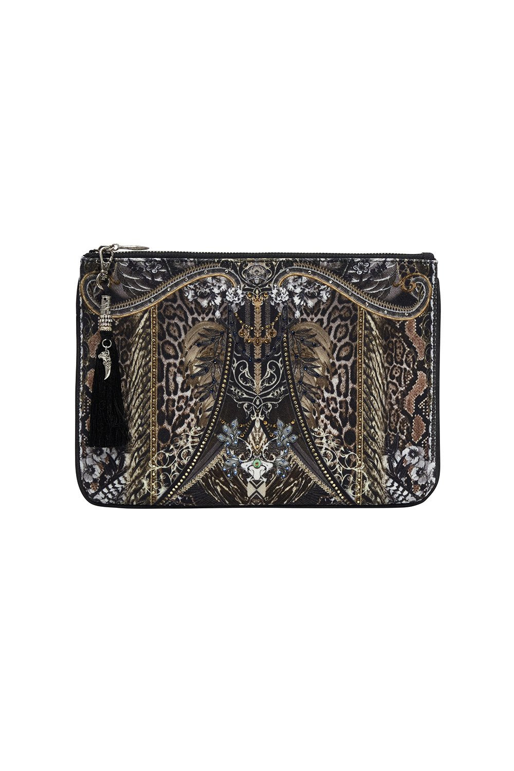 SMALL CANVAS CLUTCH ONE TRIBE