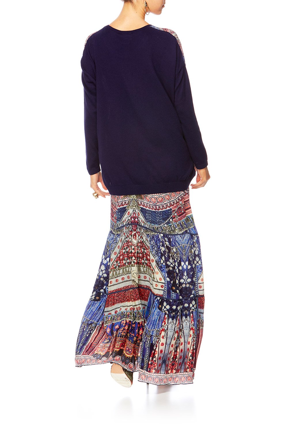 OVERNIGHT BAG JUMPER W CONTRAST FRONT