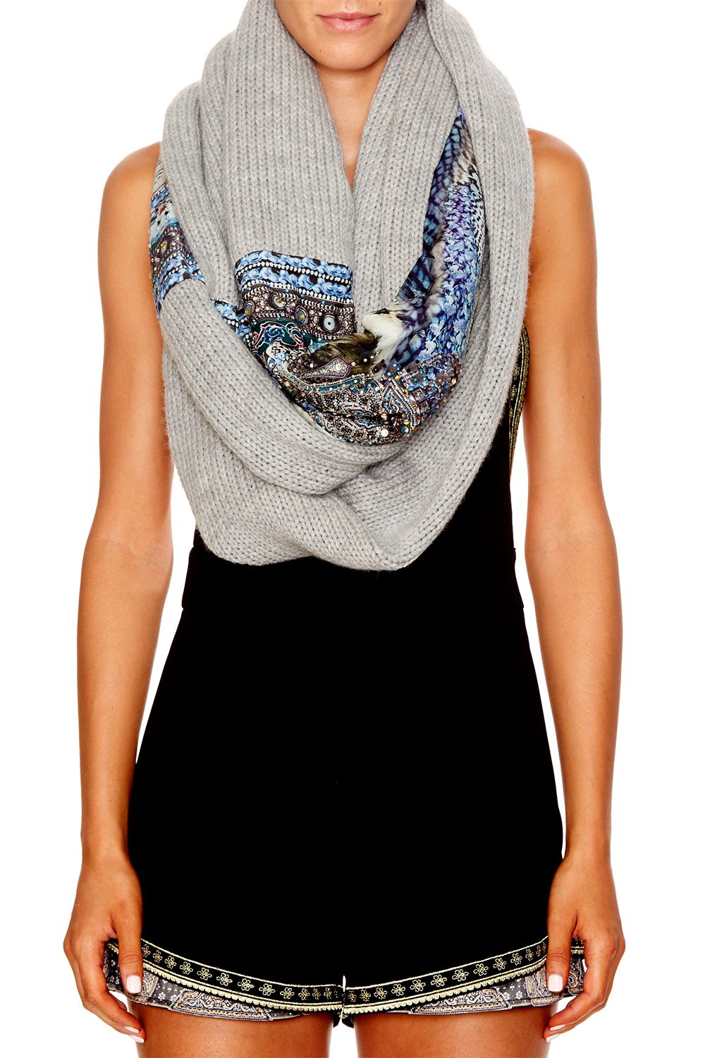 HUSH HUSH DOUBLE SIDED SCARF