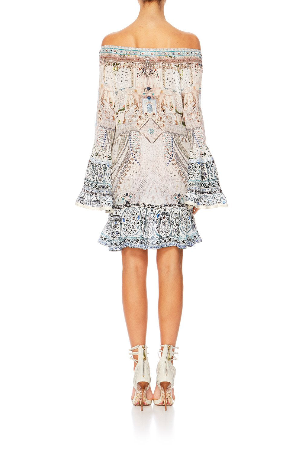 BREAKFAST WITH SILVIA A LINE FRILL DRESS